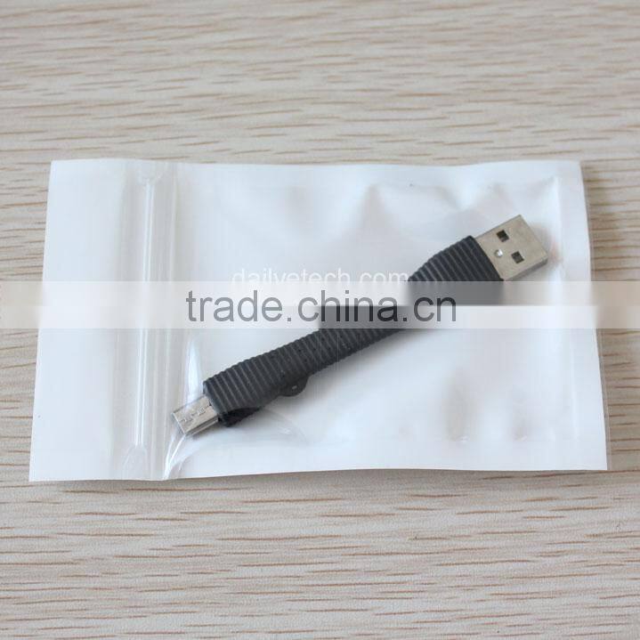 Short Micro USB Data Sync Charging Flat Cable for Samsung S4 S3 S2 from dailyetech