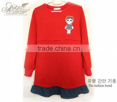 Hot sale autmn pregnant women dress, cotton materinity clothes, factory out let fashional breast-feeding clothes