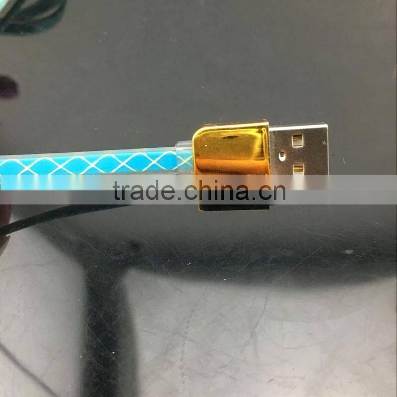 Wholesale high speed usb cable 2 in 1 charging data usb cable custom logo