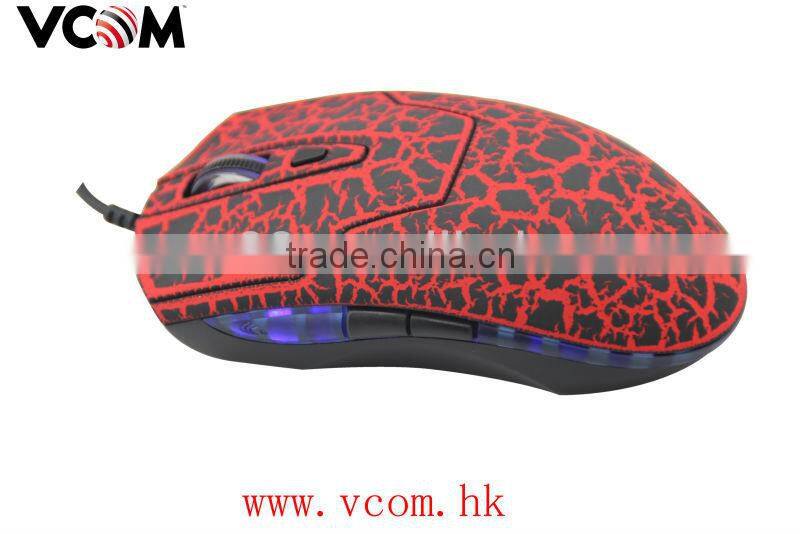 2015 VCOM Unique Design Original Sunplus Optical IC Gaming Mouse