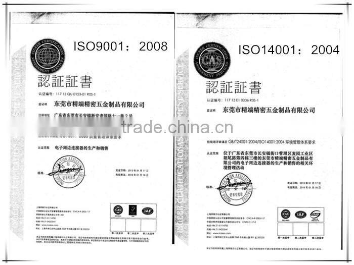 Custom high quality 130446 0000 4 pin connector male female