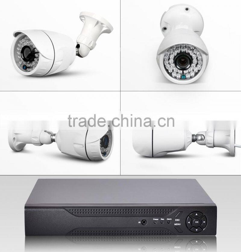 H.264 HD 720P IP Camera Cheap CCTV Camera Kit with 4pcs 720P IP Camera