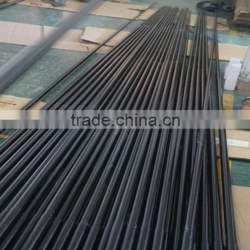 Telescopic carbon fiber tubes and poles
