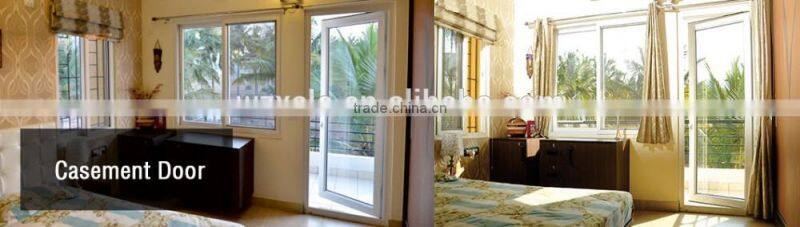 Wooden Color Aluminum Opening Casements Doors