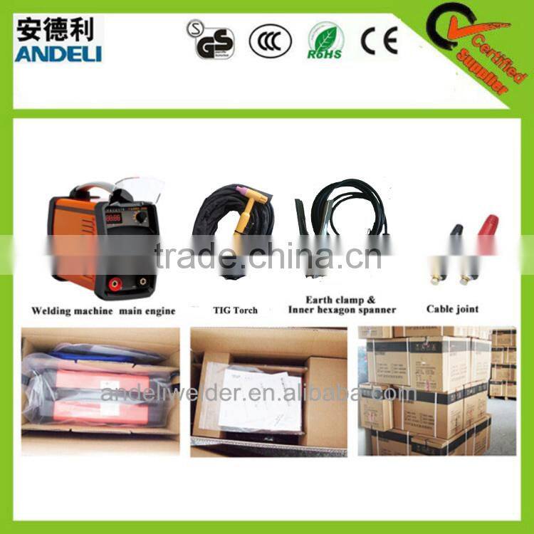 Manufacturer supply TIG welding machine IGBT DC Inverter Chinese TIG Welder with TIG/MMA function
