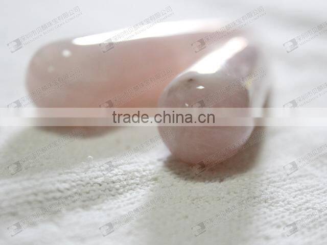 Wholesale facial massage stick,gemstone rose quartz massager sticks