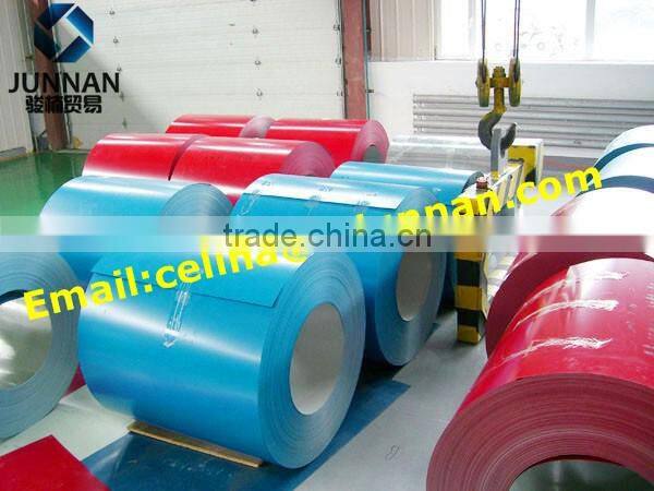 Color Coated Steel Coils PPGI for Roofing Building any color as requirement