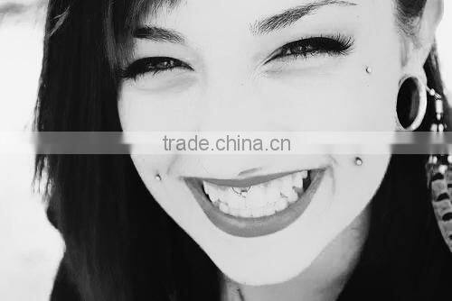 Stainless steel cartilage dangling owl earring body piercing jewelry guage