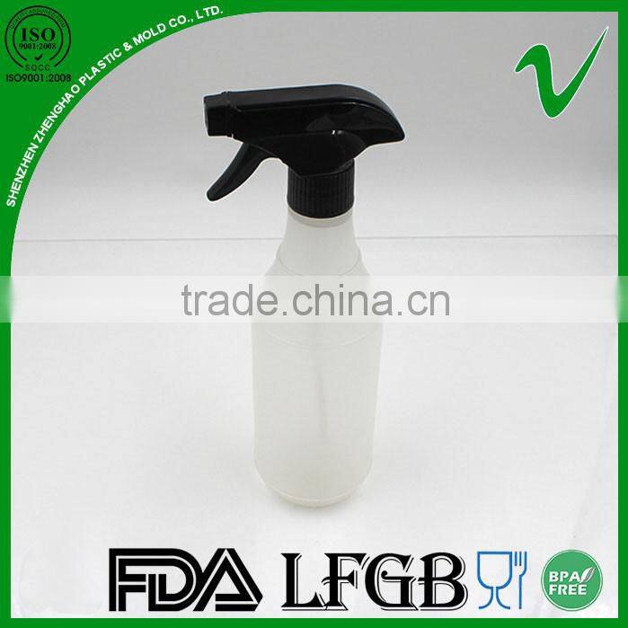 HDPE high quality refillable plastic spray bottle with different capacity