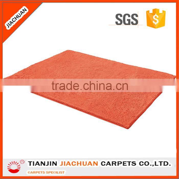 home decoration absorbent non slip chenille bath mats