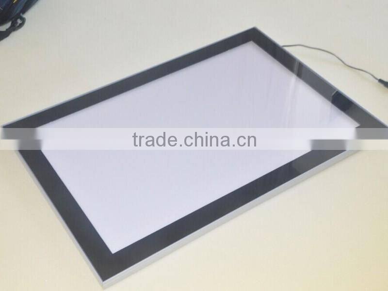 Super Thin Clothing Shops Advertising Magnetic LED Picture Frame