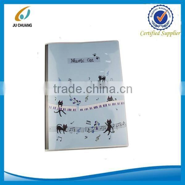 Transparent PVC cover notebook