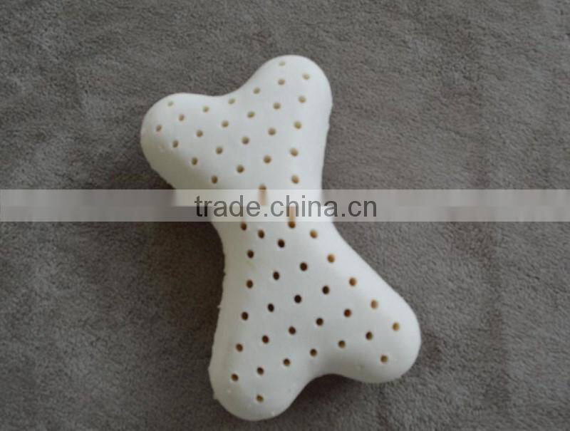 2014 fashion bone shape latex travel pillow