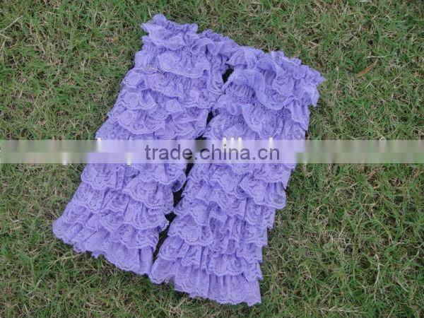 fashion design lace Halloween leg warmer for baby girls