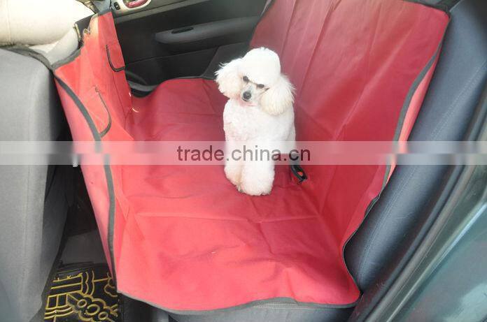new dog cat seat cover safety pet waterproof hammock car red