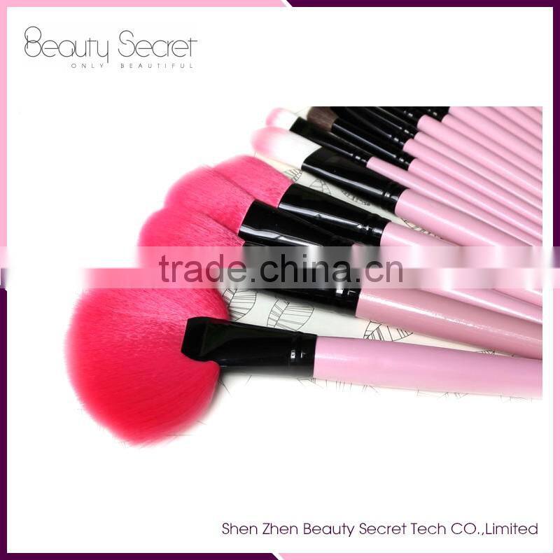 Private label 24 pcs makeup brush set for cosmetis
