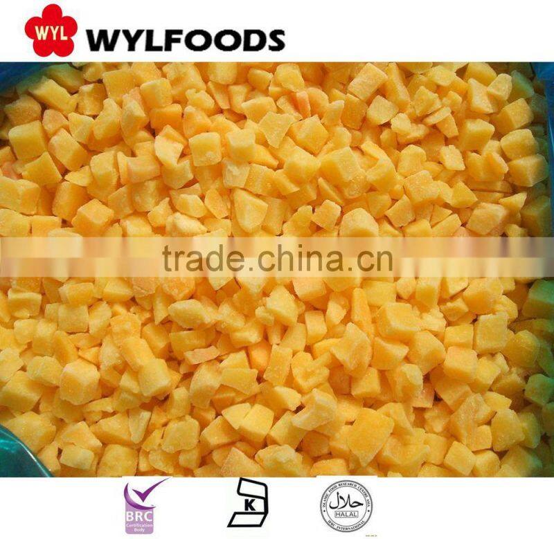 IQF china price for frozen yellow peach price
