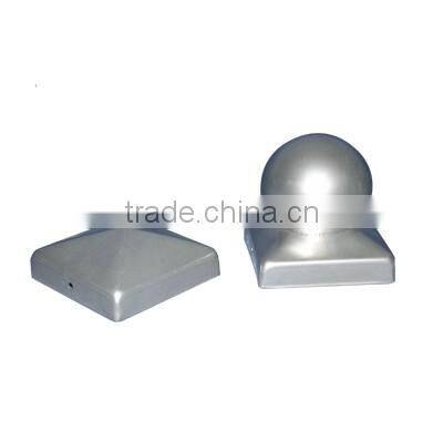 Alibaba China New Design Decorative Iron Aluminum Fence Post Cap