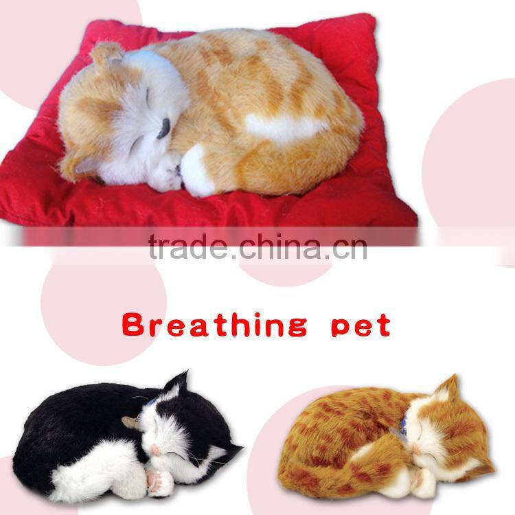 simulation cats kitten soft breathing cuddly toys