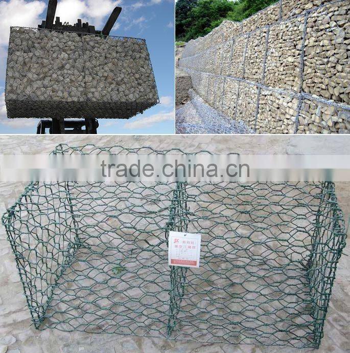 welded gabion boxs /wire cage for retaining wall