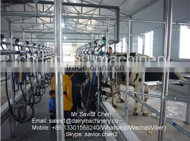 Dairy Farm Automatic Milking System , Milking Parlor For Cow
