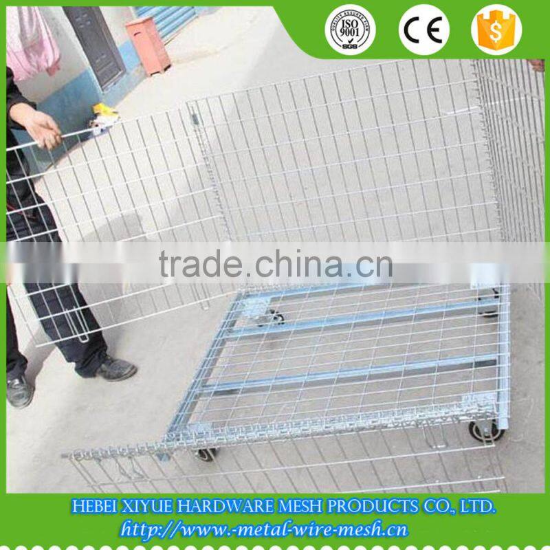 High capacity stackable storage Industrial wire mesh containers