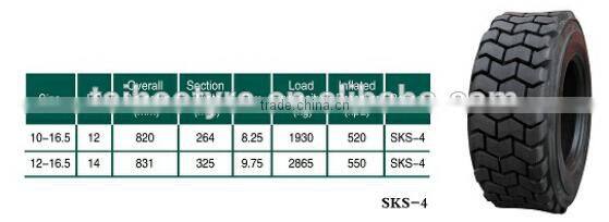 Wholesale TAIHAO brand top China brand sks-4 12-16.5 pneumatic tyre off the road tyres loader tyres bobcat skid steer