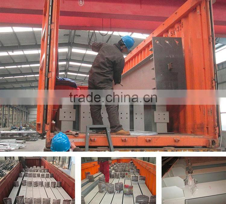 Large span light structural steel exhibition for 4S car shop