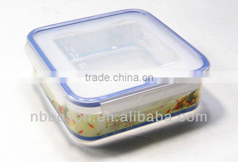 plastic food storage container