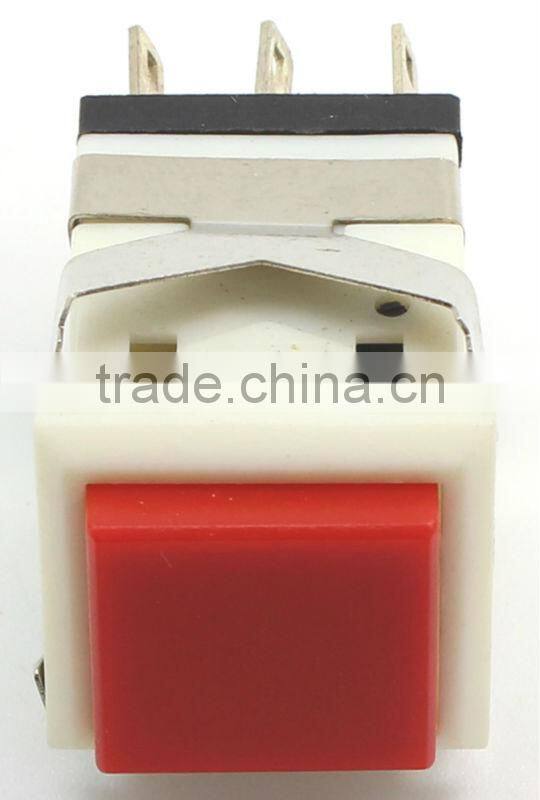 KD2-23 ON-ON Green square push button switch