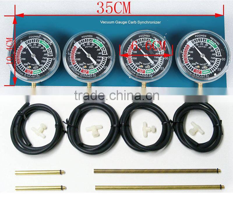 Universal 4-Carb Motorcycle Carburetor Synchronizer Set kit