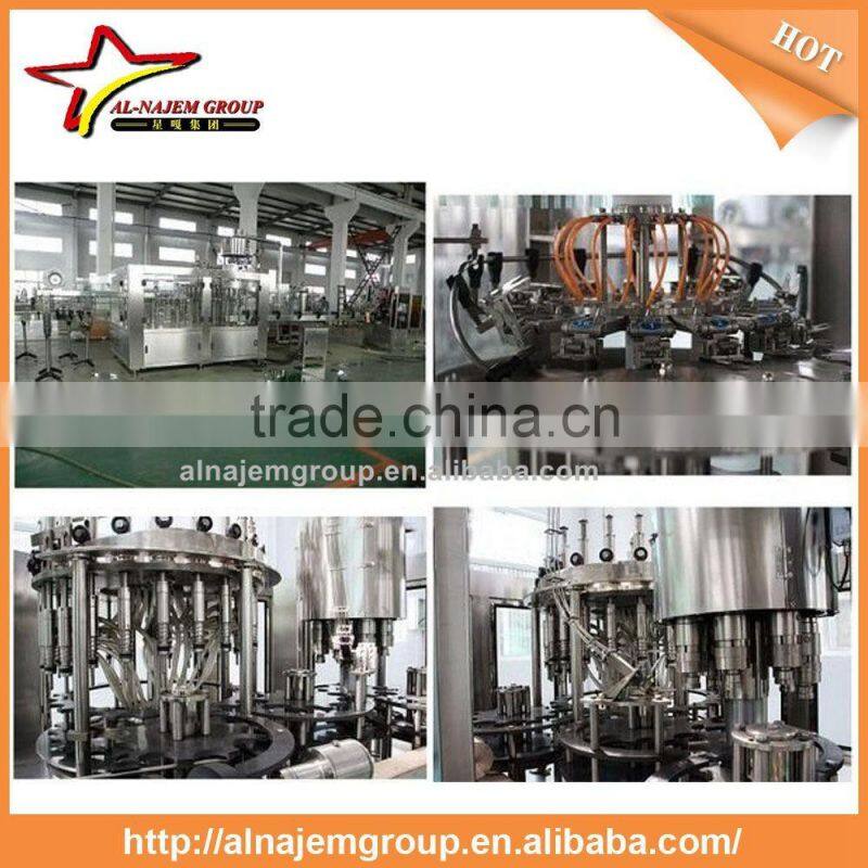 Fruit Juice Beverage Drinks Bottle Water/Filling Plant Machine/Carbonated Soda Water Beverage Filling