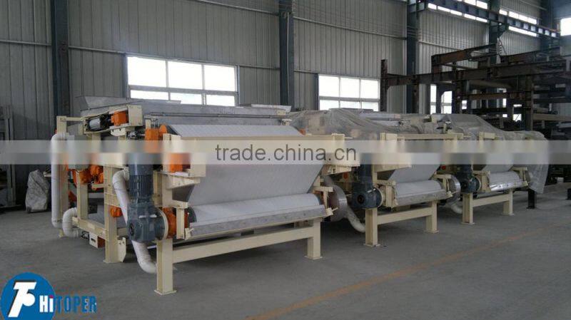 Continous operation belt filter press for effluent treatment plant