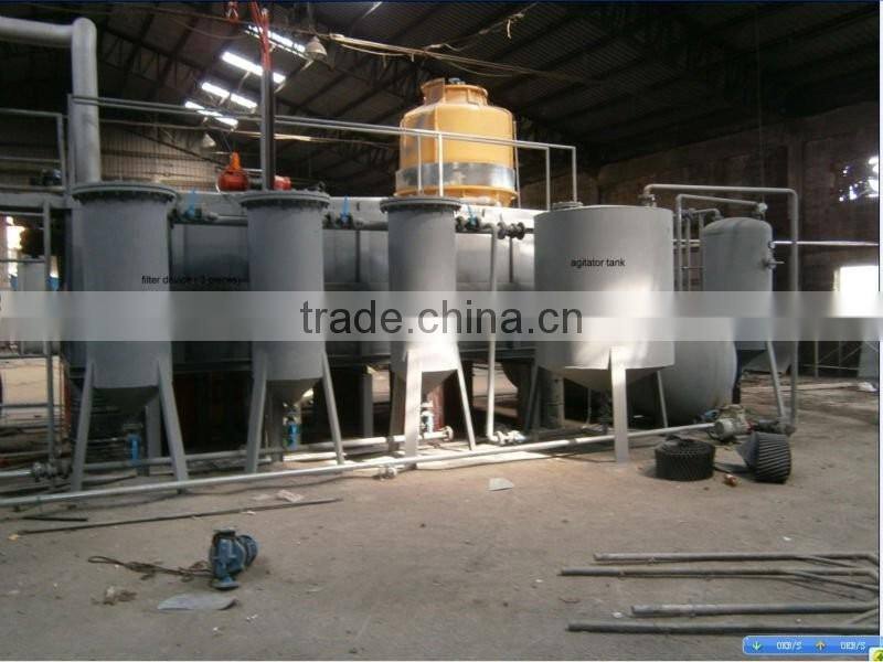 10tpd New generation pyrolysis oil refining plant with oil filter change black oil to yellow diesel