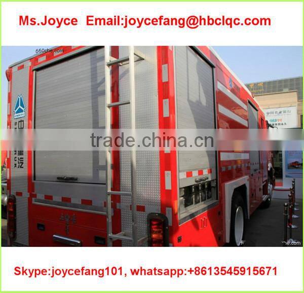 4*2,266hp Howo Water Foam Fire Fighter Truck