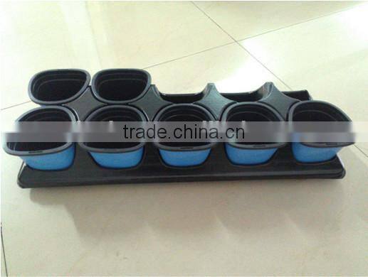 105MM Deep 10 Pack Shuttle Pot Carrier/Plastic Nursery pots Tray Box
