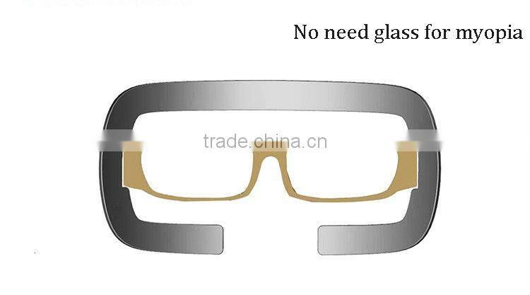 High quality cardboard vr viewe 3D VR Virtual Reality Headset 3D Glasses Adjust Cardboard VR BOX For any Smartphones IOS Android