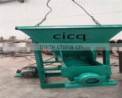 Concrete mixer for concrete pipe making line