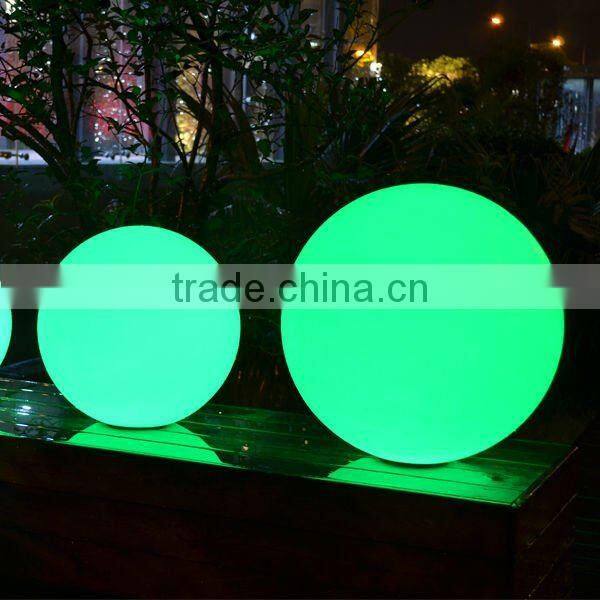 60cm Color Changing Glass Christmas Ball with LED Light