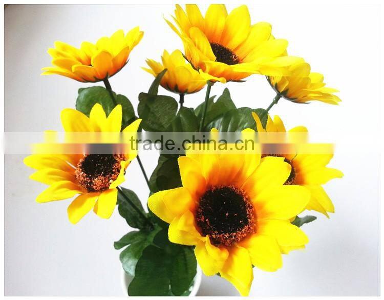 Vivid flower arrangement accessories silk chrysanthemum aritificial flower making