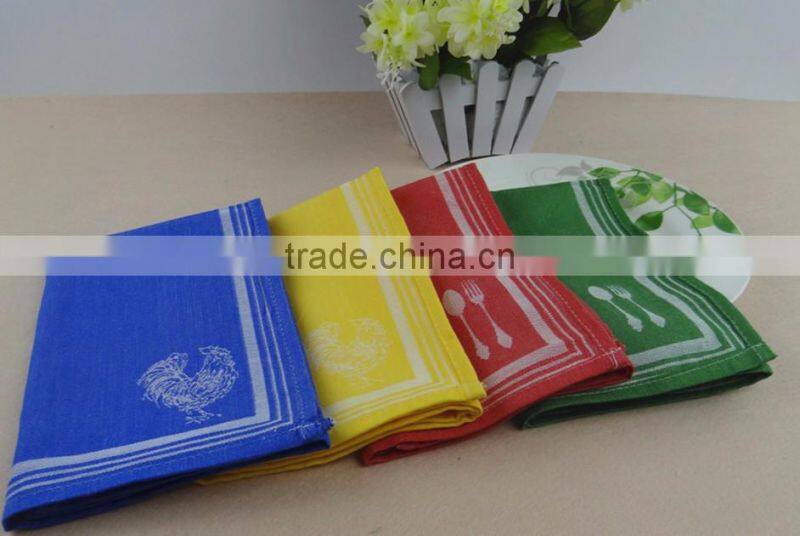 Custom Logo Full Printing Christmas Cotton Tea Towel