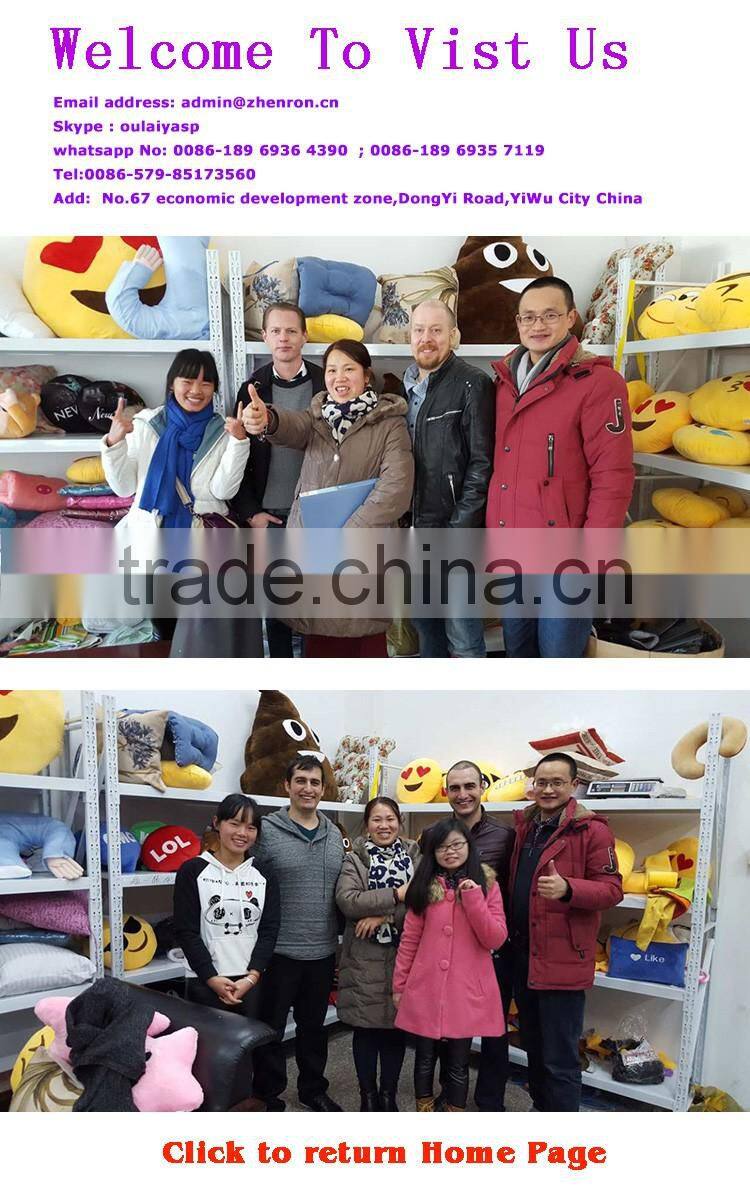 Wholesale Soft Poop Shaped Plush Emoji Pillow