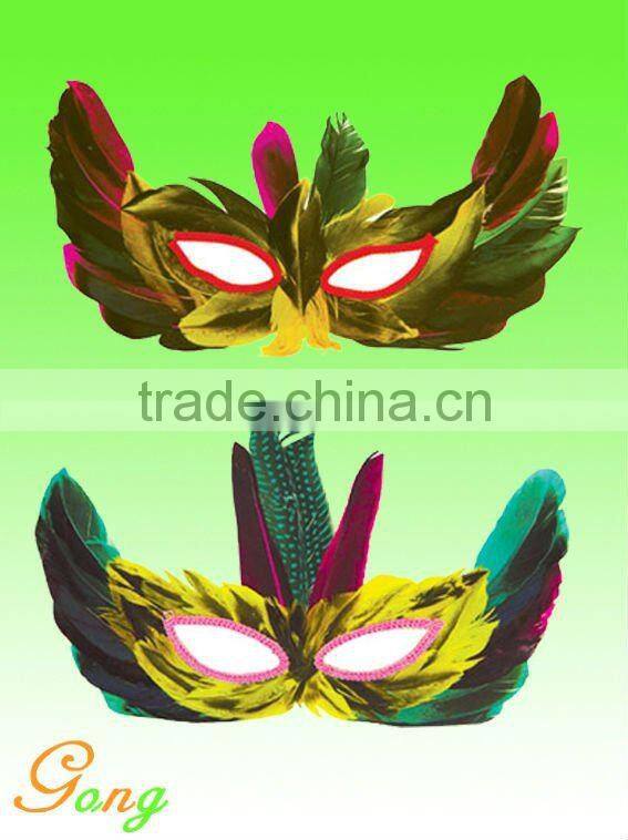 2013 Hot Sale Funny Feather Mask