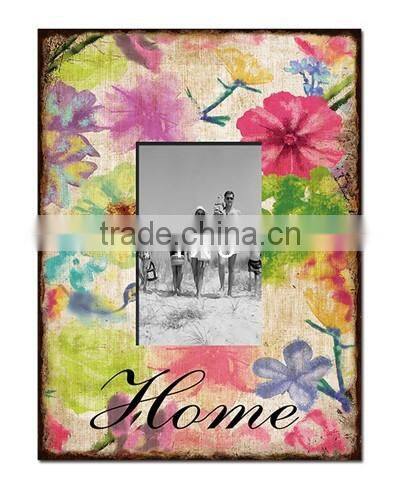 Straw Deco MDF Single Picture Frame