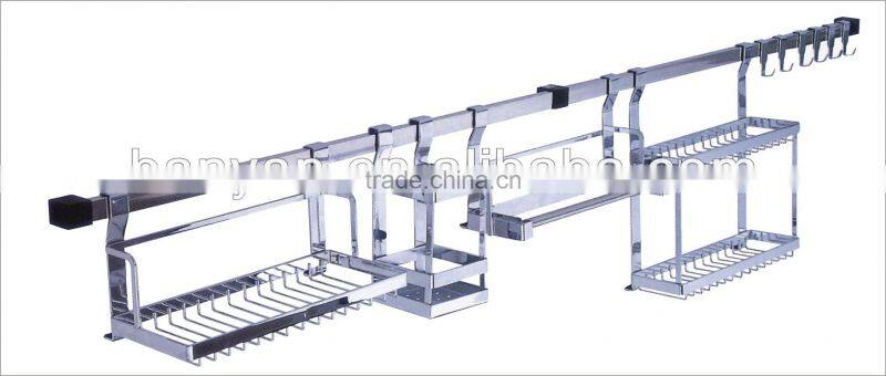 Jiangmen Kitchen Stainless Steel Hanging Knife and Spoon Holder Rack