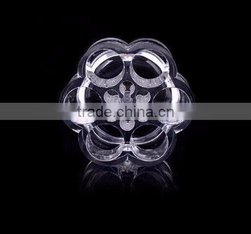 cy270 home Women's Fashion Beauty Designer Cosmetic Box Plum Flower Clear Acrylic Shaped Cosmetic Lipstick Brush Holder Makeup