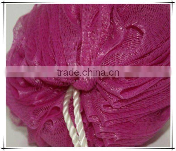 PE Mesh Pumpkin Ball Bath Sponge Plastic Netting