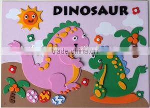 Creative diy eva foam animal pasting toys