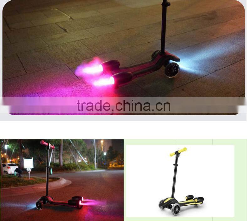 Latest Arrival Kids Electric Spray Scooter, 4.5inch 3 Wheel Electric Scooter With LED Light For Kids