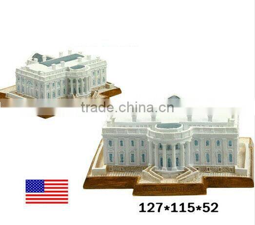 The world famous buildings American White House 33d building model